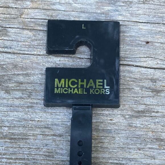 Michael Kors White Logo Adjustable Circle Belt Bag. New! NWT Size Large. - Picture 10 of 11